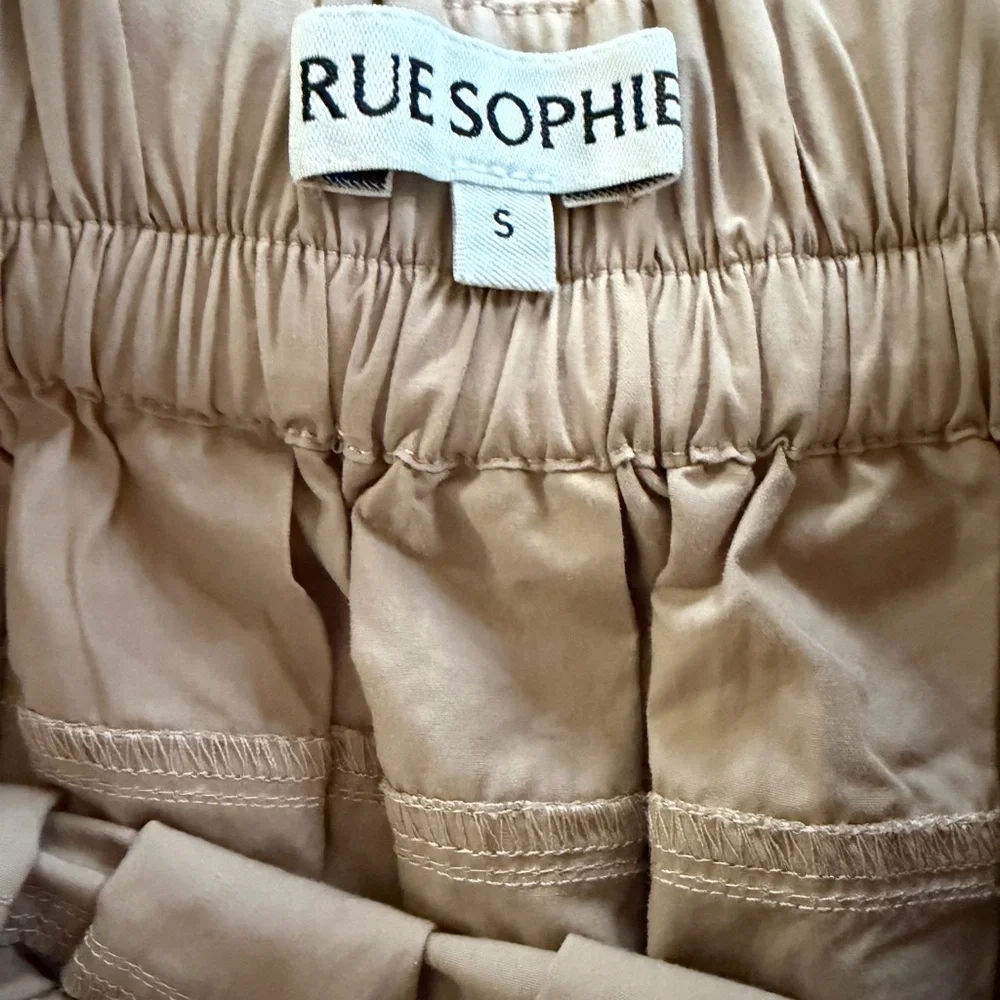 Panier Drawstring Waist Pleated Skirt - Picture 3 of 7